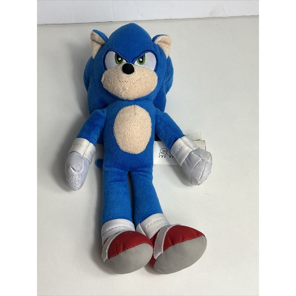 Sonic The Hedgehog 10.5" Plush Stuffed Doll Toy Video Game Character 2022 Jakks